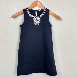 Crew Cuts A-Line Shift Dress w/Jeweled Neckline